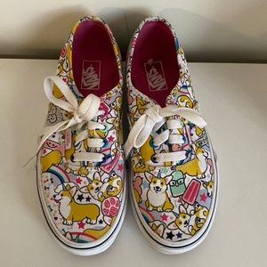 Vans Corgi Unicorn Dog shoes